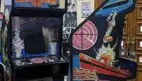 Máquina Recreativa Deep Scan De Sega, Modelo De 1979 Con Diseño Clásico Y Panel De Control Original.