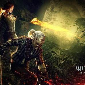 Exploración en cuevas oscuras y monstruos en The Witcher 2: jugabilidad intensa y atmosférica